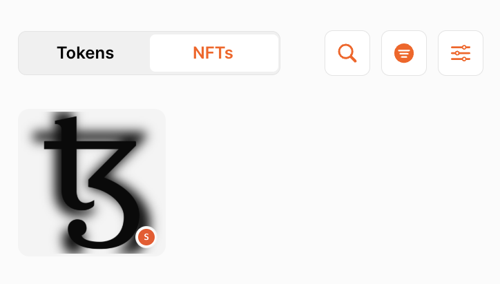 The NFt in the Temple wallet Collectibles tab